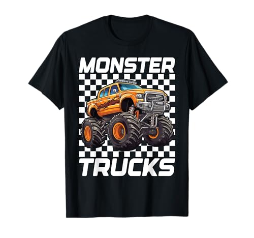 Monster Truck für Kleinkinder, Kinder Monster Truck Retro Vintage T-Shirt Monster Truck für Kleinkinder, Kinder Monster Truck Retro Vintage T-Shirt von Family Matching Monster trucks Birthday Gifts