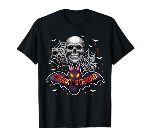 Spooky Costume Stepdad Halloween Bat Horror Skull Lover Men T-Shirt Spooky Costume Stepdad Halloween Bat Horror Skull Lover Men T-Shirt von Family Men Halloween Costume