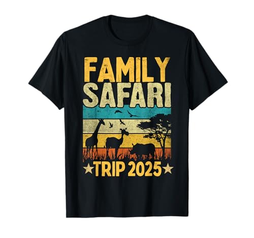 Familiensafari-Reise 2025 Family Matching Squad Urlaub Mädchen T-Shirt Familiensafari-Reise 2025 Family Matching Squad Urlaub Mädchen T-Shirt von Family Safari Trip 2025 Matching Crew Vintage Boys