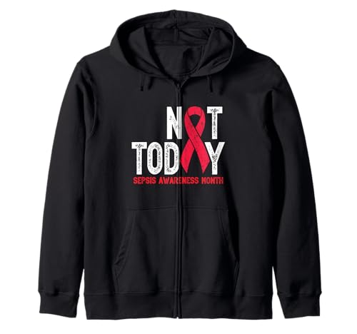 Not Today Sepsis Sepsis Bewusstsein Sepsis Survivor Männer Frauen Kapuzenjacke Not Today Sepsis Sepsis Bewusstsein Sepsis Survivor Männer Frauen Kapuzenjacke von Family September Sepsis Awareness Butterfly Gifts