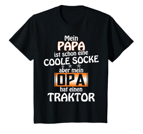 Papa cool,Opa Traktor - Kinder Shirt T-Shirt Papa cool,Opa Traktor - Kinder Shirt T-Shirt von Family Shirts