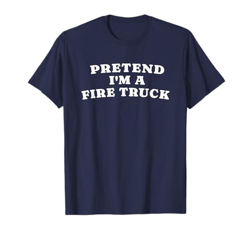 Tu so, als wäre ich EIN Feuerwehrauto, Halloween-Kostüm, für Faule, lustige Kinder T-Shirt Tu so, als wäre ich EIN Feuerwehrauto, Halloween-Kostüm, für Faule, lustige Kinder T-Shirt von Family Thanksgiving Shirt Matching 2025 Autumn