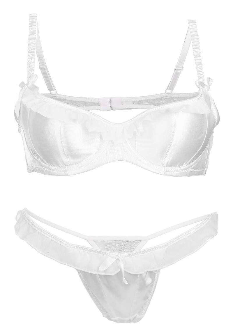 Family Trends Set: Push-up-BH, (mit String), mit BH und String von Family Trends