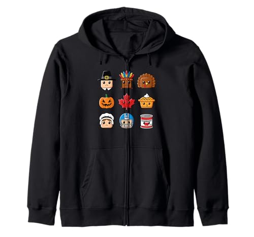 Thanksgiving Bausteinköpfe Kinder Thanksgiving Kapuzenjacke Thanksgiving Bausteinköpfe Kinder Thanksgiving Kapuzenjacke von Family Turkey Day Bricks Merch