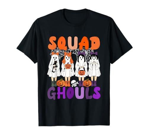 Ghouls Halloween Squad Three Cute Women Girls Cosplay Ghost T-Shirt Ghouls Halloween Squad Three Cute Women Girls Cosplay Ghost T-Shirt von Family Women Halloween Costume