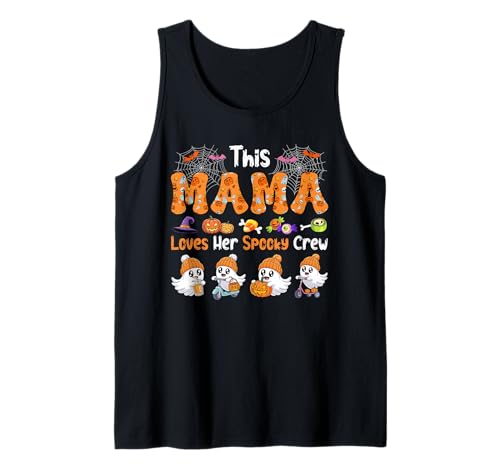 Mama Loves Her Spooky Halloween Crew Group Funny Boos Tank Top Mama Loves Her Spooky Halloween Crew Group Funny Boos Tank Top von Family Women Halloween Costume