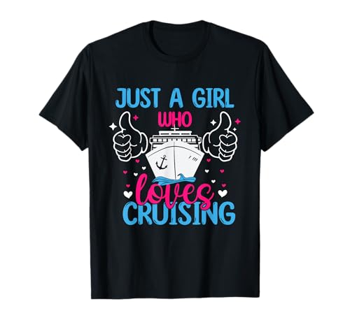 nur EIN Mädchen, das Kreuzfahrten liebt 2024 Freunde Cruises 2024 T-Shirt nur EIN Mädchen, das Kreuzfahrten liebt 2024 Freunde Cruises 2024 T-Shirt von Family new year cruises Cruising Into 2024 Apparel