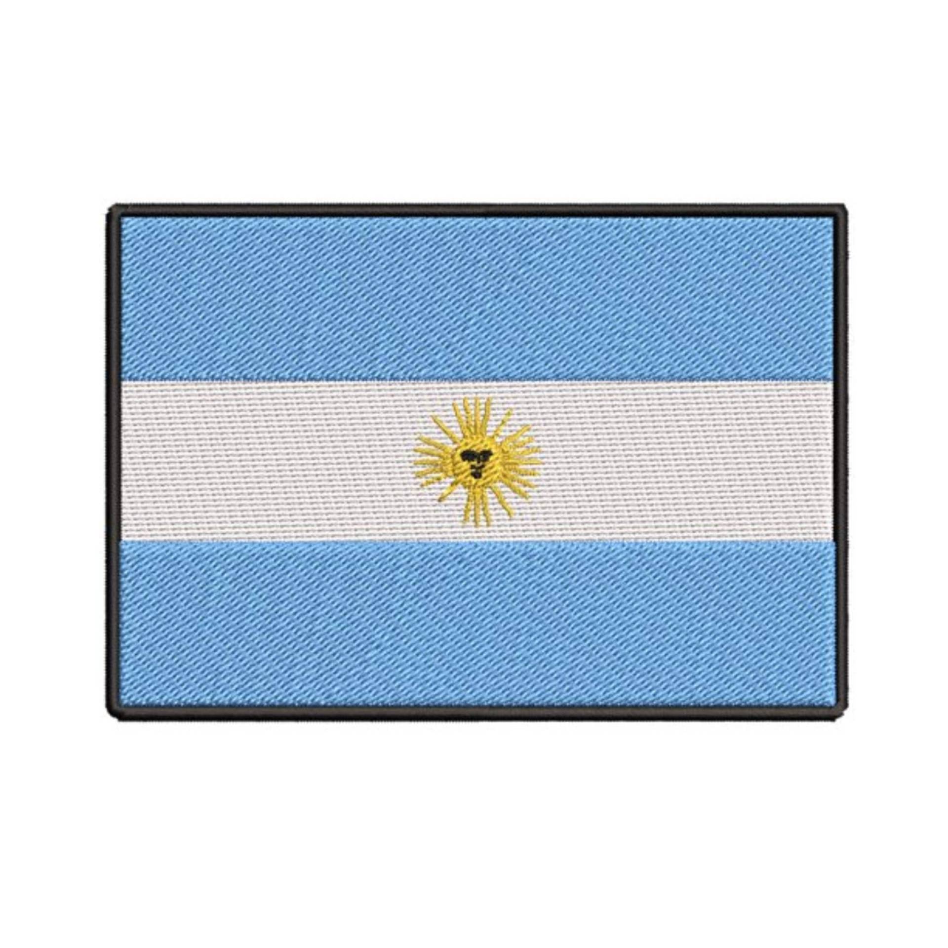 Argentinien Flagge Patch Gestickt Aufbügler, Schulter Uniform Weste Jacke, Reisen, Biker Mc Club Militärveteran Entdecker von FamilyAdventuresUS