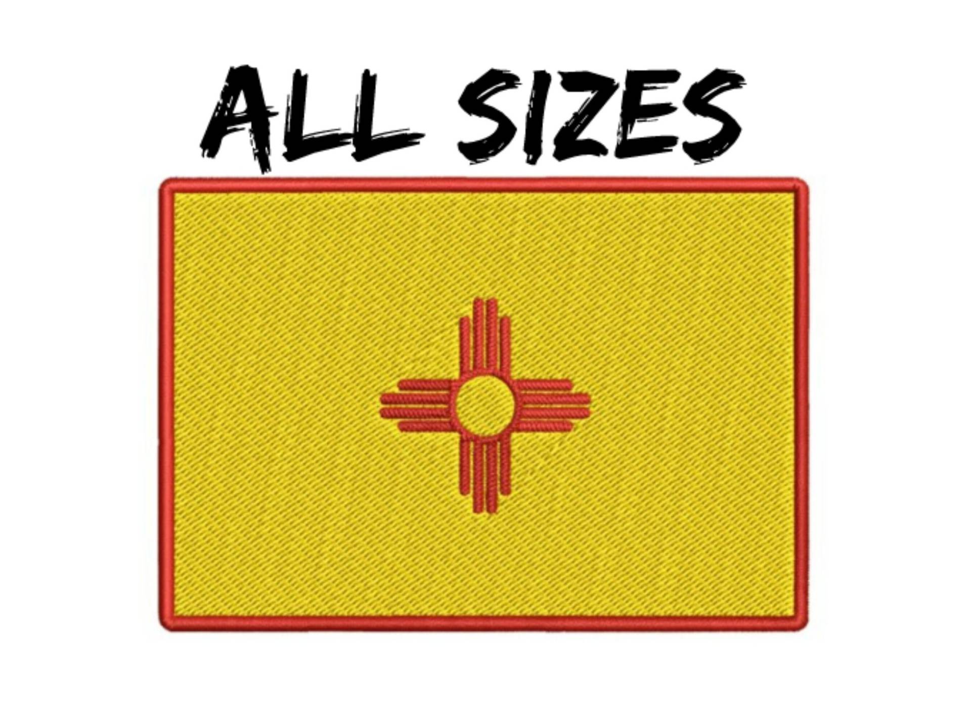 New Mexico Flagge Patch Gestickt Aufnäher Schulter Uniform Weste Jacke Kostüm Biker Mc Club Militärveteran Entdecker von FamilyAdventuresUS