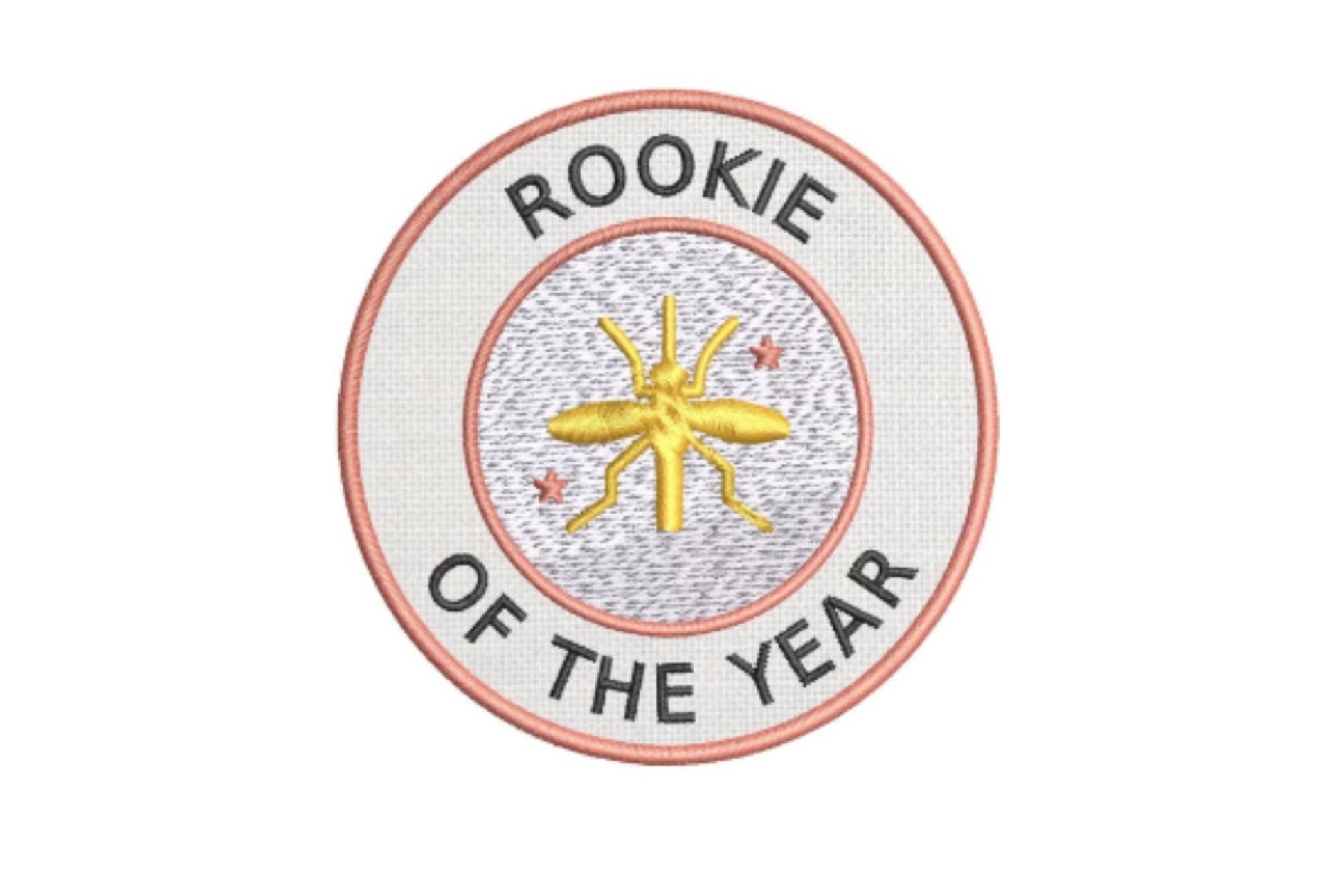 Rookie Of The Year Merit Abzeichen Gestickt Patch Aufbügler Cosplay Applique Weste Kleidung Emblem Logo Musical Film Anime von FamilyAdventuresUS