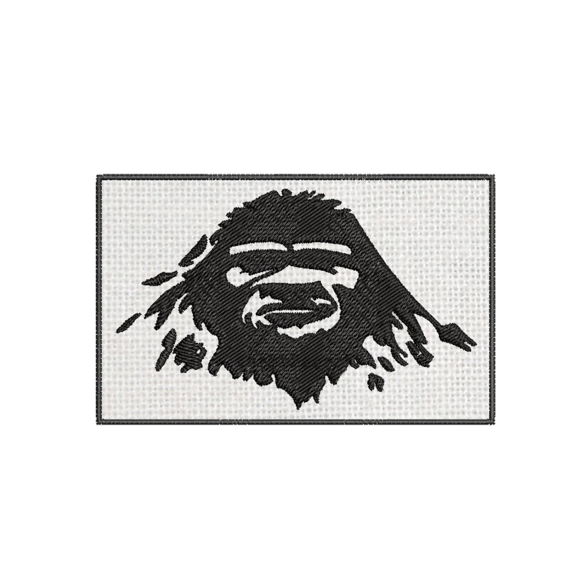 Sasquatch Yeti Patch Gestickte Applikation Zum Aufbügeln, Cosplay Weste Kleidung Abzeichen, Grim Darkness Logo, Geeks & Gamer, Kostüm Anime Sci-Fi von FamilyAdventuresUS