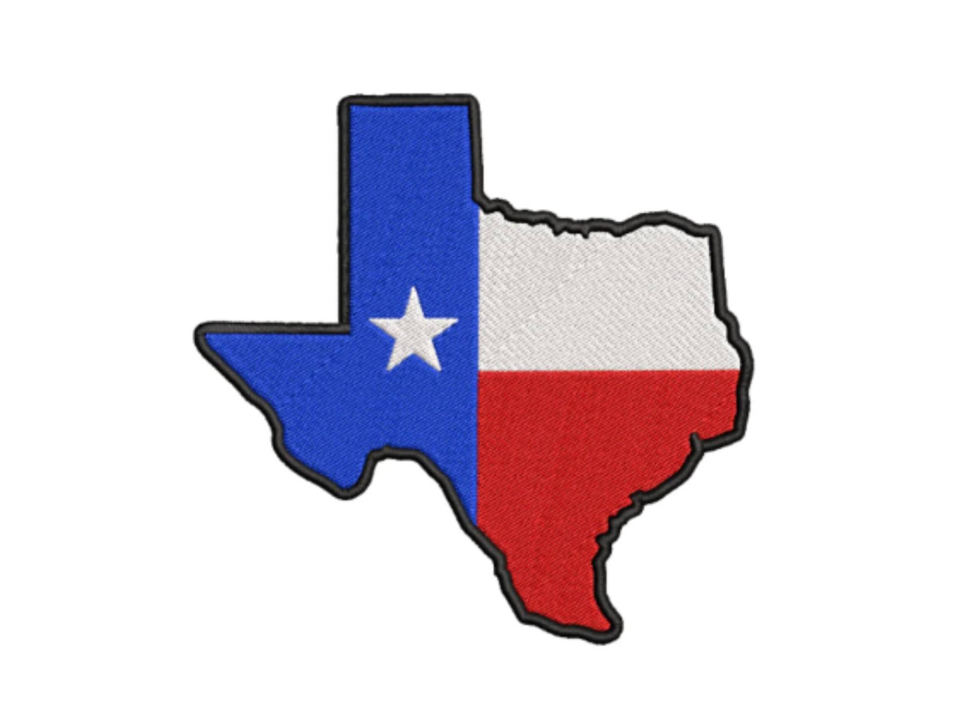 Texas Flagge Patch Gestickt Aufbügler, Schulter Uniform Weste Jacke, Reisen, Biker Mc Club Militärveteran Entdecker von FamilyAdventuresUS