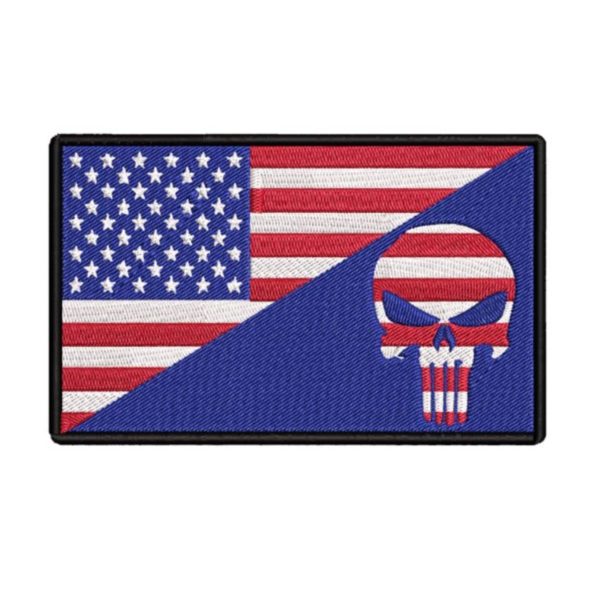 Usa Flagge Patch Gestickt Aufbügler, Schulter Uniform Weste Jacke, Reisen, Biker Mc Club Militärveteran Entdecker von FamilyAdventuresUS