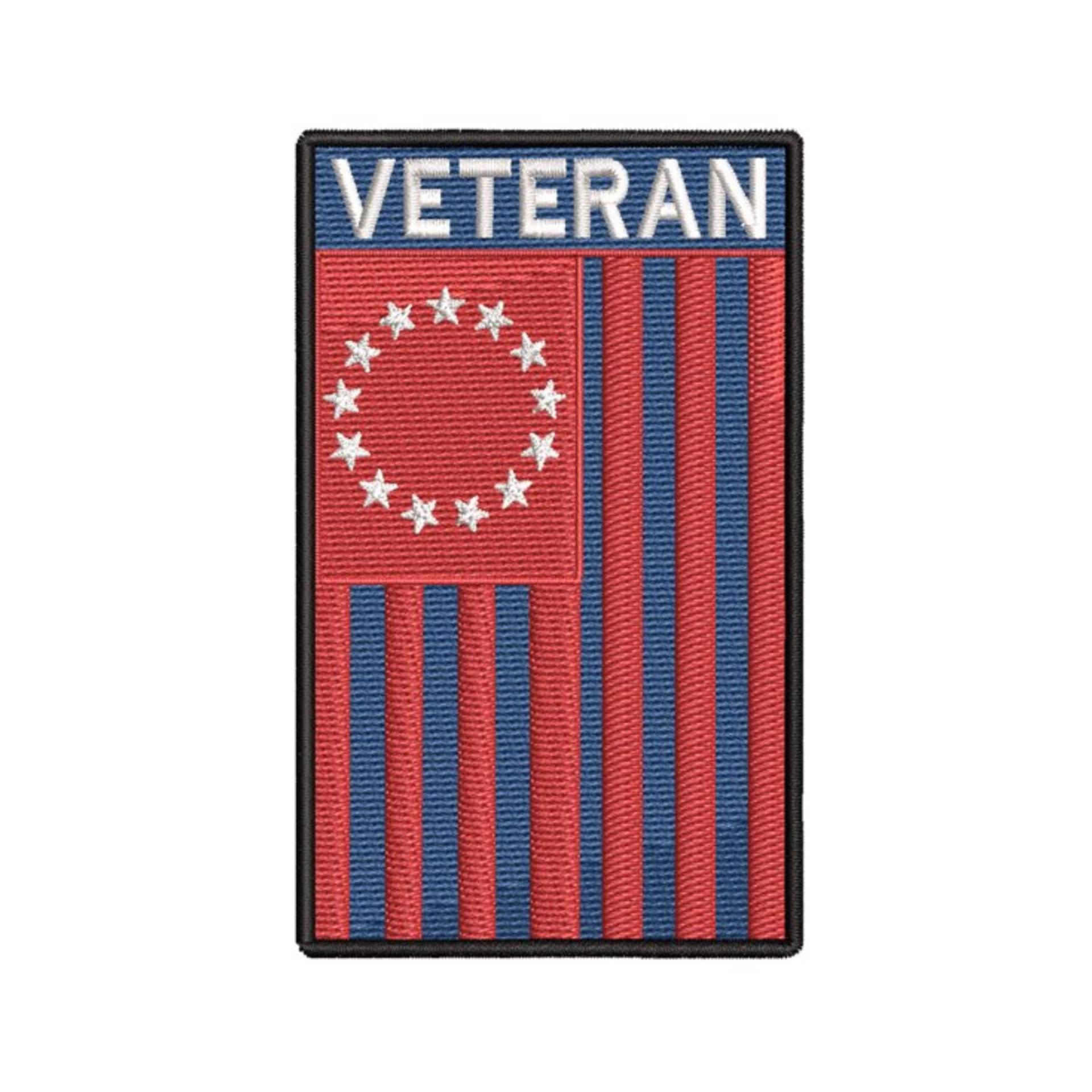 Veteran Usa Flagge Patch Gestickt Bügelapplikation, Schulter Uniform Weste Jacke, Reisen, Biker Mc Club Military Forscher von FamilyAdventuresUS