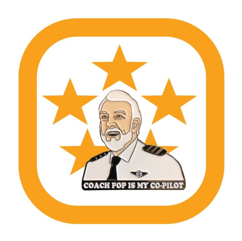 Coach Pop Ist Mein Co-Pilot-Emaille-Pin Coach Pop Ist Mein Co-Pilot-Emaille-Pin von FamilyAfflair