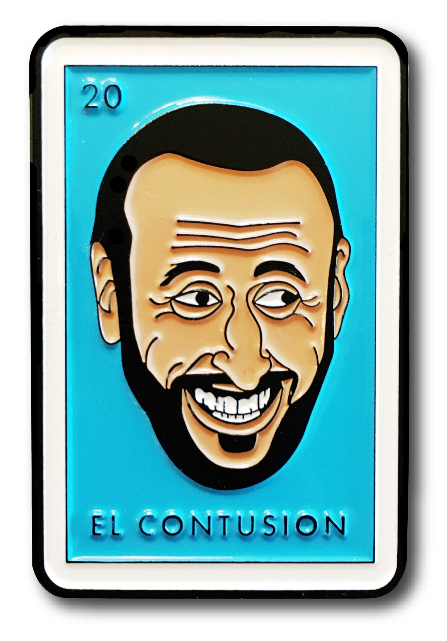 Manu El Prellung Loteria Karte Emaille-stift Manu El Prellung Loteria Karte Emaille-stift von FamilyAfflair