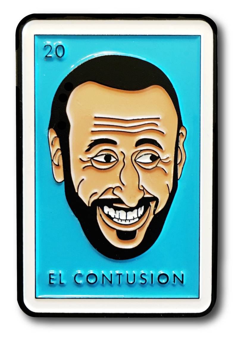 Manu El Prellung Loteria Karte Emaille-stift Manu El Prellung Loteria Karte Emaille-stift von FamilyAfflair
