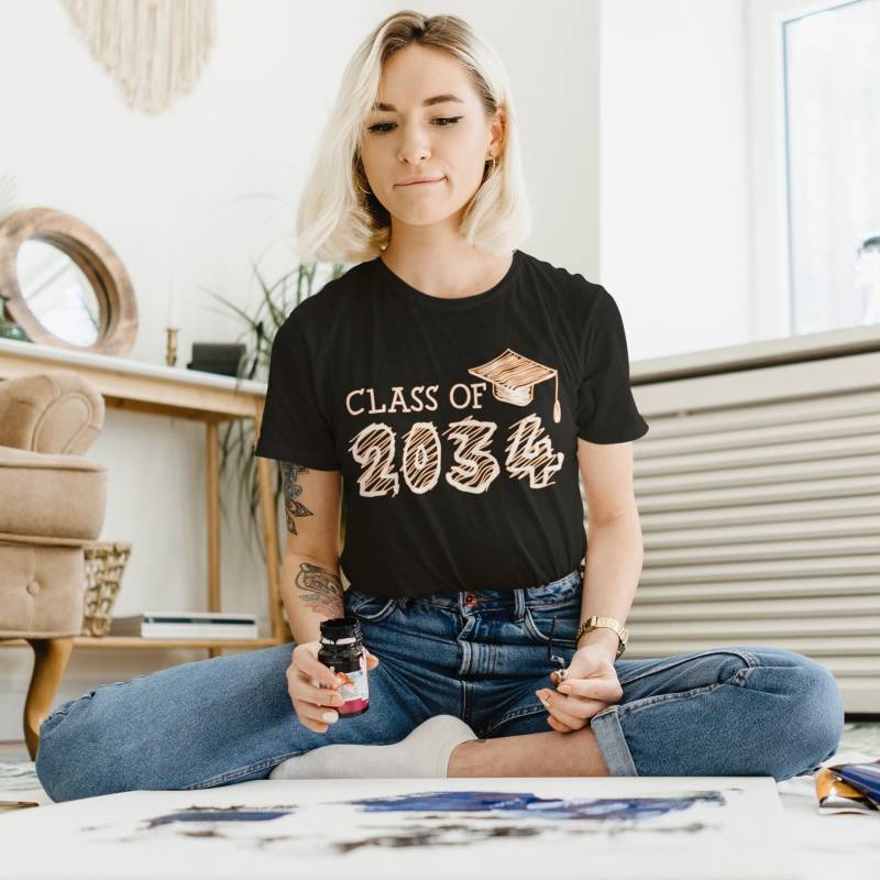 Klasse Von 2034, Benutzerdefiniertes Jahr 2024 - 2035, 2036, Schulende Zurück in Die Schule, Abschluss-T-Shirt, Vorschul-Hemd, Klassen-Hemd, Wächst von FamilyBestGift