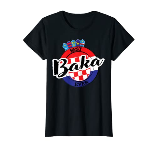 Damen Baka Grandma in Kroatien hrvatska T-Shirt Damen Baka Grandma in Kroatien hrvatska T-Shirt von FamilyTee