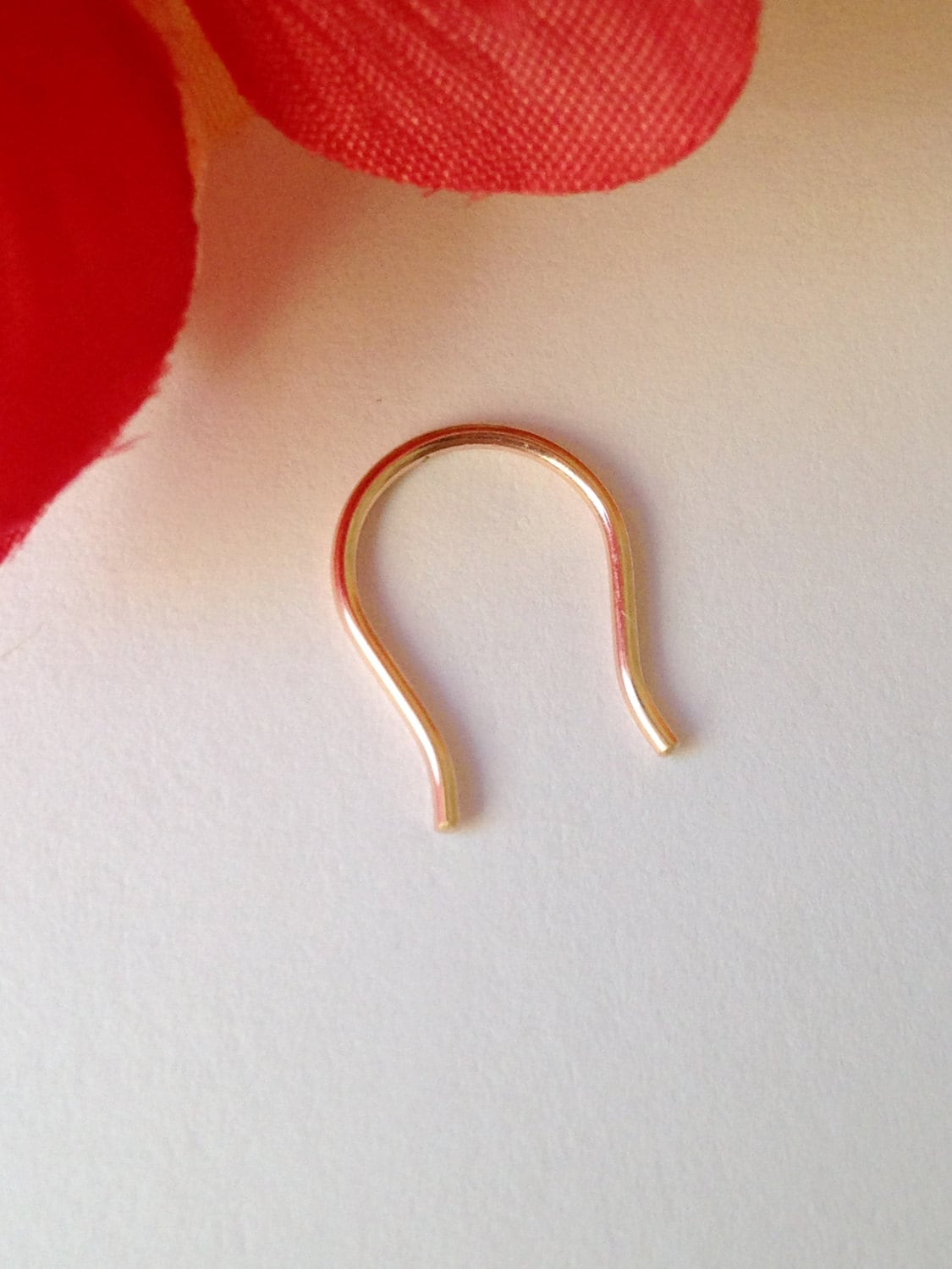 Septumhalterung. Rosegold Septum Ring Septumhalterung. Rosegold Septum Ring von FamilyWeddingJewelry