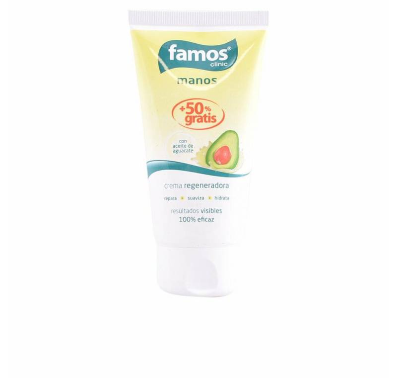 Famos Nagelpflegecreme Regenerating Hand Cream Avocado Oil 75ml von Famos