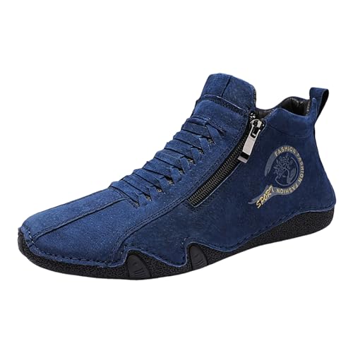 Famzuneu Turnschuhe Herren mit Klettverschluss weit, Sneaker Herren Weiß Freizeit Sport Schuhe Turnschuhe rutschfest Gym Joggingschuhe Hallenschuhe Leichte Outdoor Freizeitschuhe Bequeme Sommerschuhe von Famzuneu