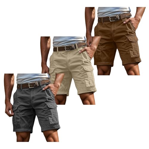 Famzuneu cargo jeans herren kurz, 3er Pack Cargo Shorts Herren Kurz Hosen Cargohose mit Reißverschluss und Knopf Mehrere Taschen Arbeitshosen Männer Sommer Bermuda Shorts Geschnittene Outdoorhose XL Famzuneu cargo jeans herren kurz, 3er Pack Cargo Shorts Herren Kurz Hosen Cargohose mit Reißverschluss und Knopf Mehrere Taschen Arbeitshosen Männer Sommer Bermuda Shorts Geschnittene Outdoorhose XL von Famzuneu