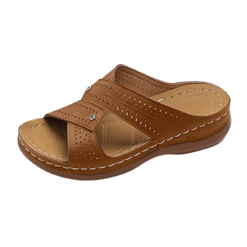 Famzuneu sandalen damen glitzer, pumps kleiner absatz, Damen Sandalen Mode Sommer Keilabsatz Bequem Leicht Slip-On Schuhe Casual Freizeit Strand Urlaub Reise, 36 Famzuneu sandalen damen glitzer, pumps kleiner absatz, Damen Sandalen Mode Sommer Keilabsatz Bequem Leicht Slip-On Schuhe Casual Freizeit Strand Urlaub Reise, 36 von Famzuneu