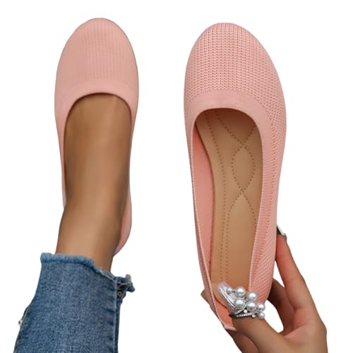 ballerina schuhe damen elegant glitzer, Ballerina Schuhe Damen Elegant Mittelalter Weiche Sommerschuhe Ballerinas Sommer Leichte Tanzschuhe Ballettschuhe Weite H Trachtenschuhe Flache Damenschuhe von Famzuneu