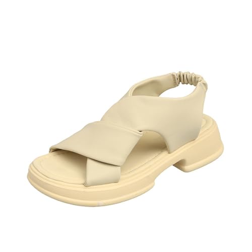 sandalen damen weiß gold, sandalen damen mit fussbett, Flache Damen Sandalen Bequem Leicht Sommer Strandurlaub Freizeit Mode Casual Freizeitschuhe Trendy Elegant Outdoor Alltag, 39 sandalen damen weiß gold, sandalen damen mit fussbett, Flache Damen Sandalen Bequem Leicht Sommer Strandurlaub Freizeit Mode Casual Freizeitschuhe Trendy Elegant Outdoor Alltag, 39 von Famzuneu