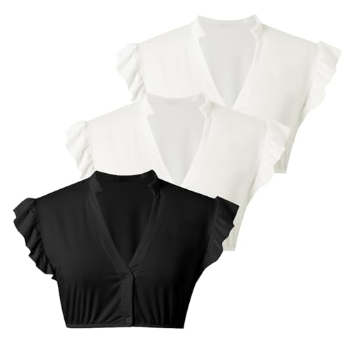 trachtenbluse damen weiß lang, 3er Pack Dirndl Bluse Damen Flügelärmel Schwarz Weiß Dirndlbluse Kurzarm Spitze Trachtenbluse Sexy V Ausschnitt Spitzenbluse Dirndlblusen Trachten Oktoberfest Kostüm L trachtenbluse damen weiß lang, 3er Pack Dirndl Bluse Damen Flügelärmel Schwarz Weiß Dirndlbluse Kurzarm Spitze Trachtenbluse Sexy V Ausschnitt Spitzenbluse Dirndlblusen Trachten Oktoberfest Kostüm L von Famzuneu