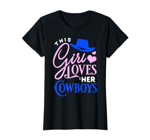 This Girl Loves Her Cowboys T-Shirt This Girl Loves Her Cowboys T-Shirt von Fan Favorite Texas Shirts