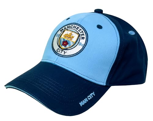 Fan Ink Manchester City Cap, lizenzierte Man-City, verstellbare Snapback-Mütze, 1 Bezug ohne Logo, Einheitsgröße Fan Ink Manchester City Cap, lizenzierte Man-City, verstellbare Snapback-Mütze, 1 Bezug ohne Logo, Einheitsgröße von Fan Ink