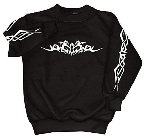 Fan-O-Menal Textilien Sweatshirt mit Print - Tattoo Tribal - 09073 Gr. S-4XL Farbe schwarz, Größe XL von Fan-O-Menal Textilien