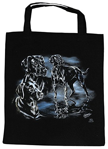 Fan-O-Menal ©Kollektion Bötzel - Tasche mit Hundemotiv - Labrador - 08890 - Baumwolltasche Stofftasche von Xamic