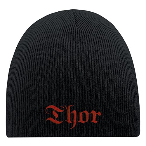 Fan-O-Menal Beanie-Mütze mit Einstickung – Thor – 55618 Schwarz von Fan-O-Menal