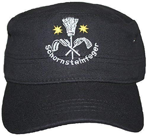 Fan-O-Menal Military-Cap mit Einstickung - Schornsteinfeger - 60571 schwarz von Xamic