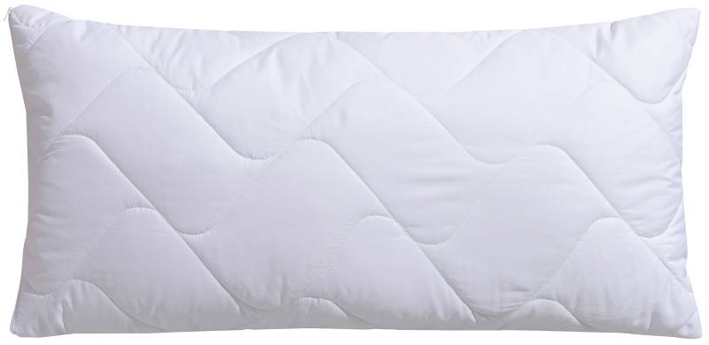 fan Microfaserkissen "Microfaser kochfest, Kopfkissen ist made in Germany" Füllung: 100% Polyester 1 Stk. tlg. Kissen 40x80 cm, 80x80 cm, allergiker geeignet (Hausstauballergiker) von Fan