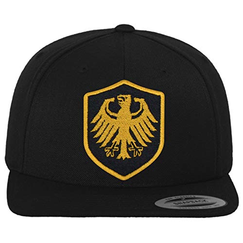 FanShirts4u Classic Snapback DEUTSCHLAND/BUNDESADLER mit Wappen Baseball Cap GERMANY (Wappen/gold - gold) von FanShirts4u