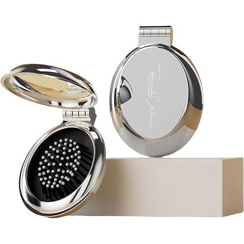 FanSynrare Faltbare Haarbürste mit Spiegel - Reisetaugliche Kompakt Bürste mit Air Cushion & Massage Noppen für Griffiges Haar, Glänzendes Haar - Für Damen & Mädchen FanSynrare Faltbare Haarbürste mit Spiegel - Reisetaugliche Kompakt Bürste mit Air Cushion & Massage Noppen für Griffiges Haar, Glänzendes Haar - Für Damen & Mädchen von FanSynrare
