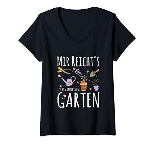 Damen Fanartikel Garten Lustig Gartenarbeit Zubehör Gartensaison T-Shirt mit V-Ausschnitt Damen Fanartikel Garten Lustig Gartenarbeit Zubehör Gartensaison T-Shirt mit V-Ausschnitt von Fanartikel Garten und Gartenarbeit Zubehör