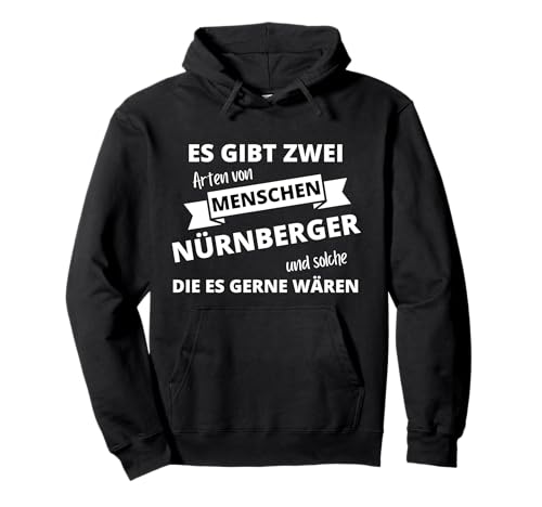 Fanartikel Shirts Nürnberger Nürnberg - Nürnberg Fan Pullover Hoodie - Schwarz - S - Unisex - Kinder & Erwachsene - Fußball-Fans von Fanartikel Shirts Nürnberger Nürnberg