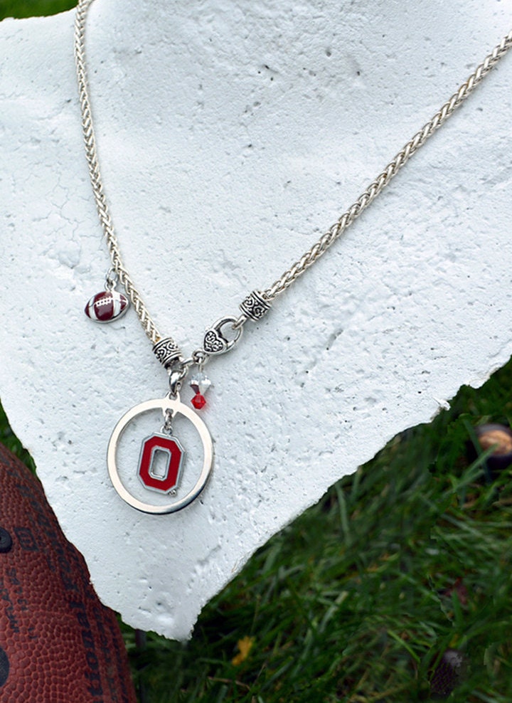 Ohio State Universität Buckeye Halskette Ohio State Universität Buckeye Halskette von FanaticFab