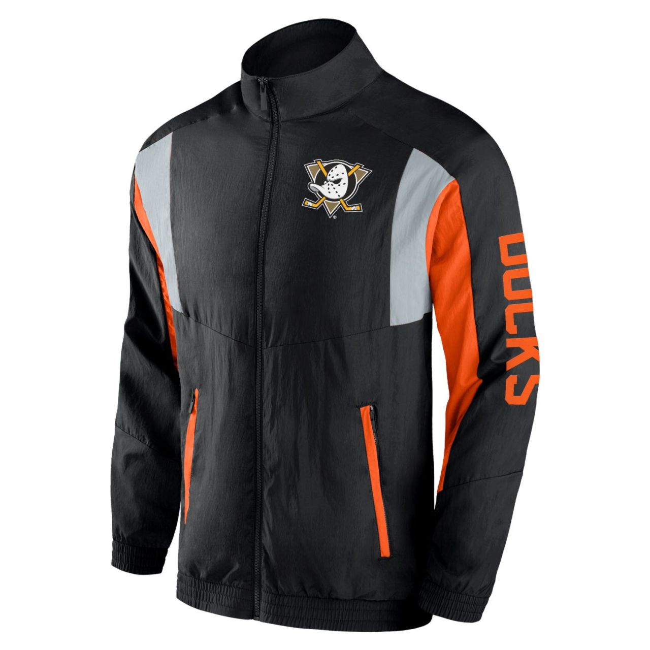 Anaheim Ducks Foundation Crinkle Track Jacket von Fanatics