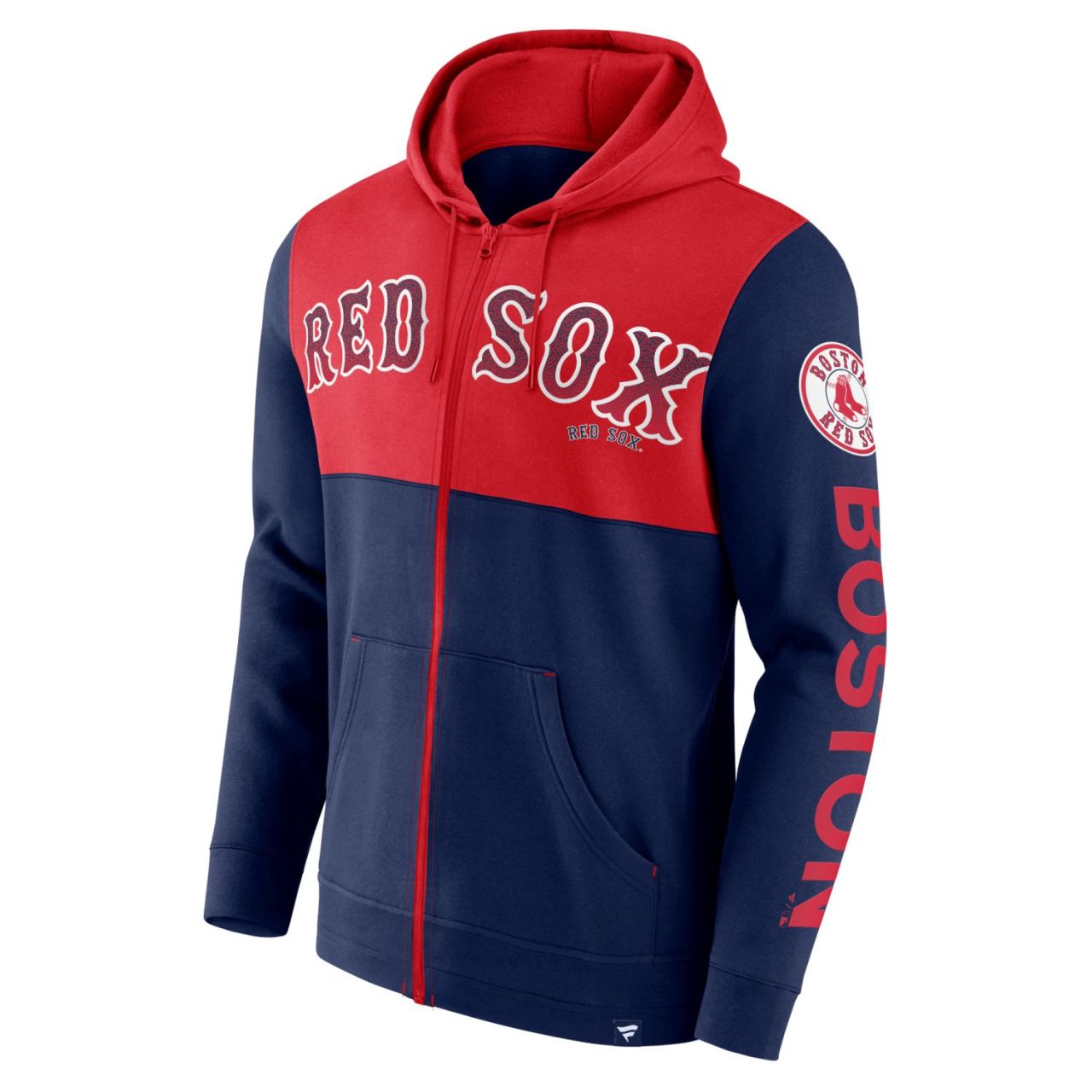 Boston Red Sox Fundamentals Fleece Full Zip Hoody von Fanatics