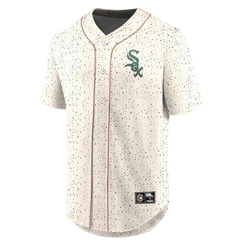 Chicago White Sox MLB Terrazzo Foundation Top Shirt T-Shirt Poloshirt Jersey (DE/NL/SE/PL, Alphanumerisch, M, Regular, Regular, Terrazzo) von Fanatics