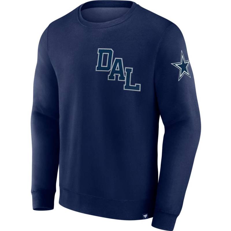 Dallas Cowboys Varsity Letter NFL Fleece Pollover von Fanatics