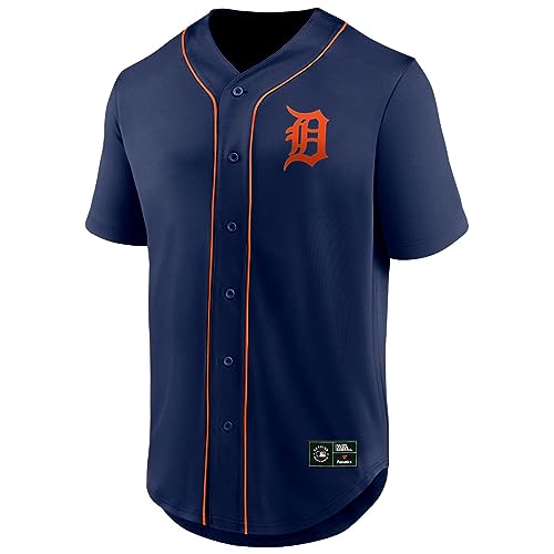 Fanatics Detroit Tigers MLB Supporters Mesh Jersey Shirt - L von Fanatics