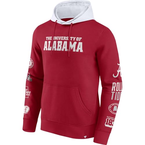 Fanatics Alabama Crimson Tide NCAA Sleeve Patches Hoody - XL von Fanatics