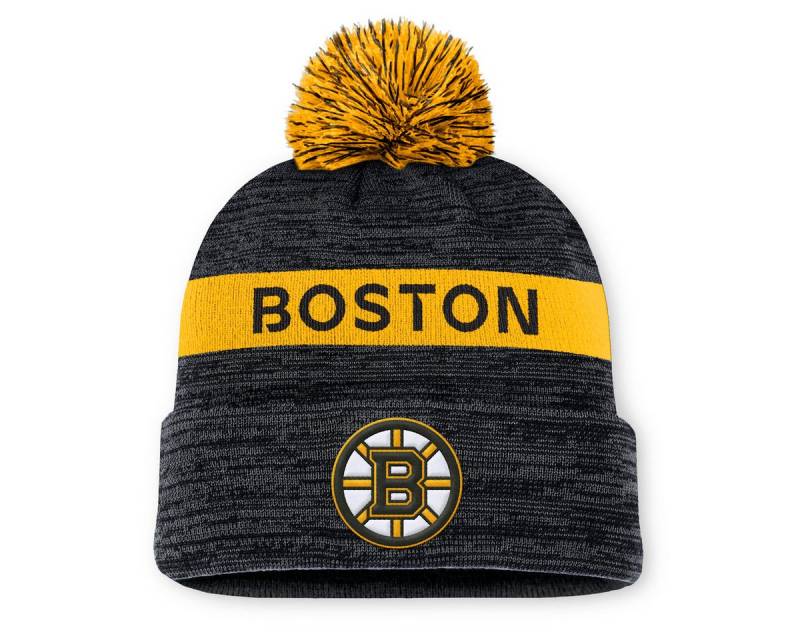 Fanatics Bommelmütze Fanatics Mütze Boston Bruins Authentic Pro Rink Beanie Cuff von Fanatics